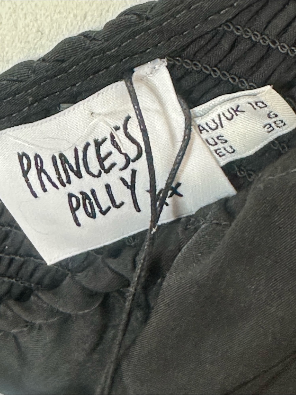 Princess Polly Bareena Mini Dress Black US 6 - Picture 5 of 6